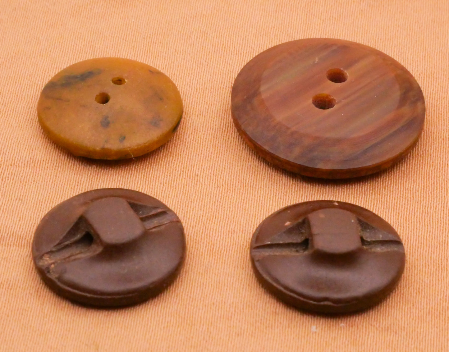 Greco-Roman Inspired Early Plastic Composition Button Various 15-21mm