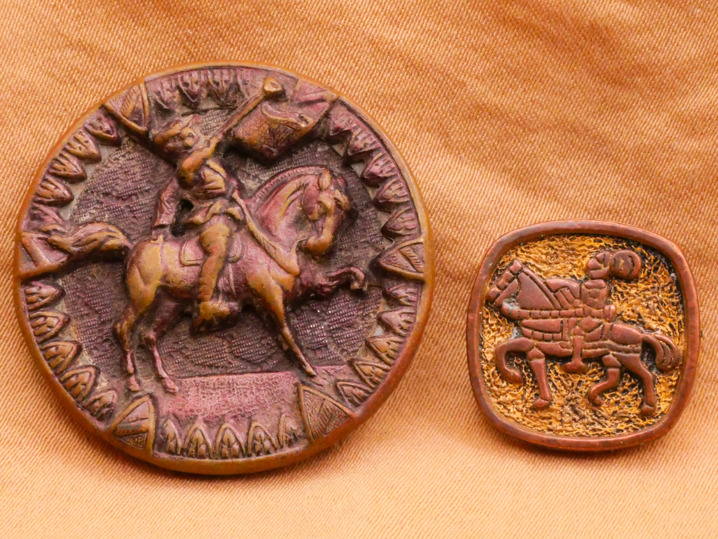 Horse Horseback Rider Button Various 17-31mm