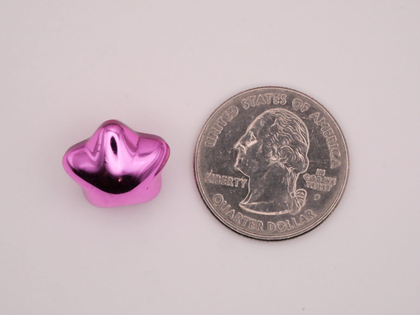 Star Foil Balloon Look Plastic Assorted Set of Three Buttons 15mm