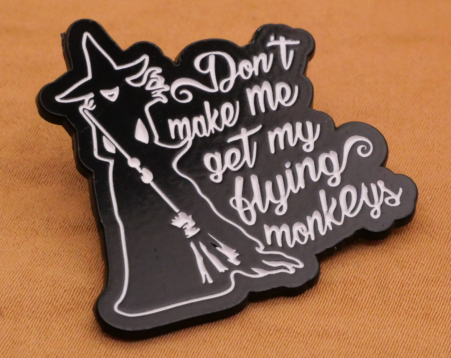 Flying Monkeys Wicked Witch Wizard of Oz Enamel Metal Button 34x36mm