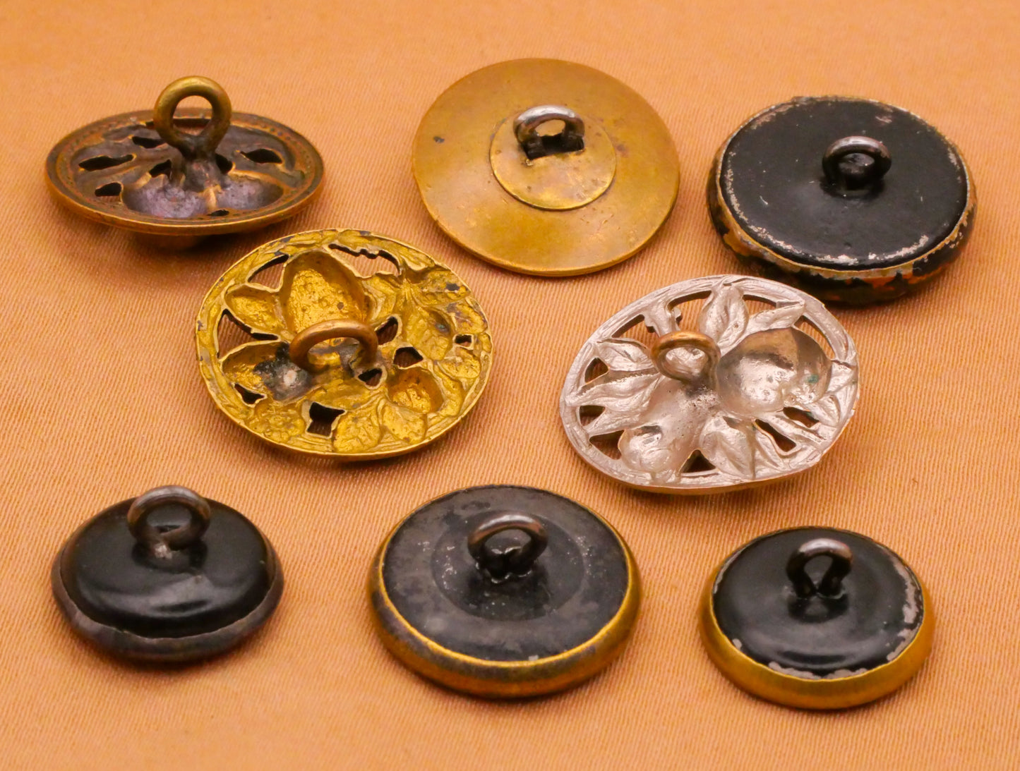 Fruit Farming Victorian Metal Button Various 14-19mm