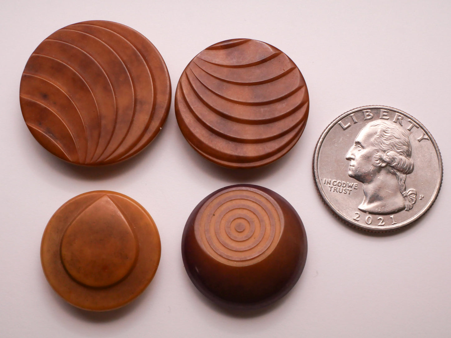 Water Inspired Vegetable Ivory Tagua Nut Button Various 22-28mm