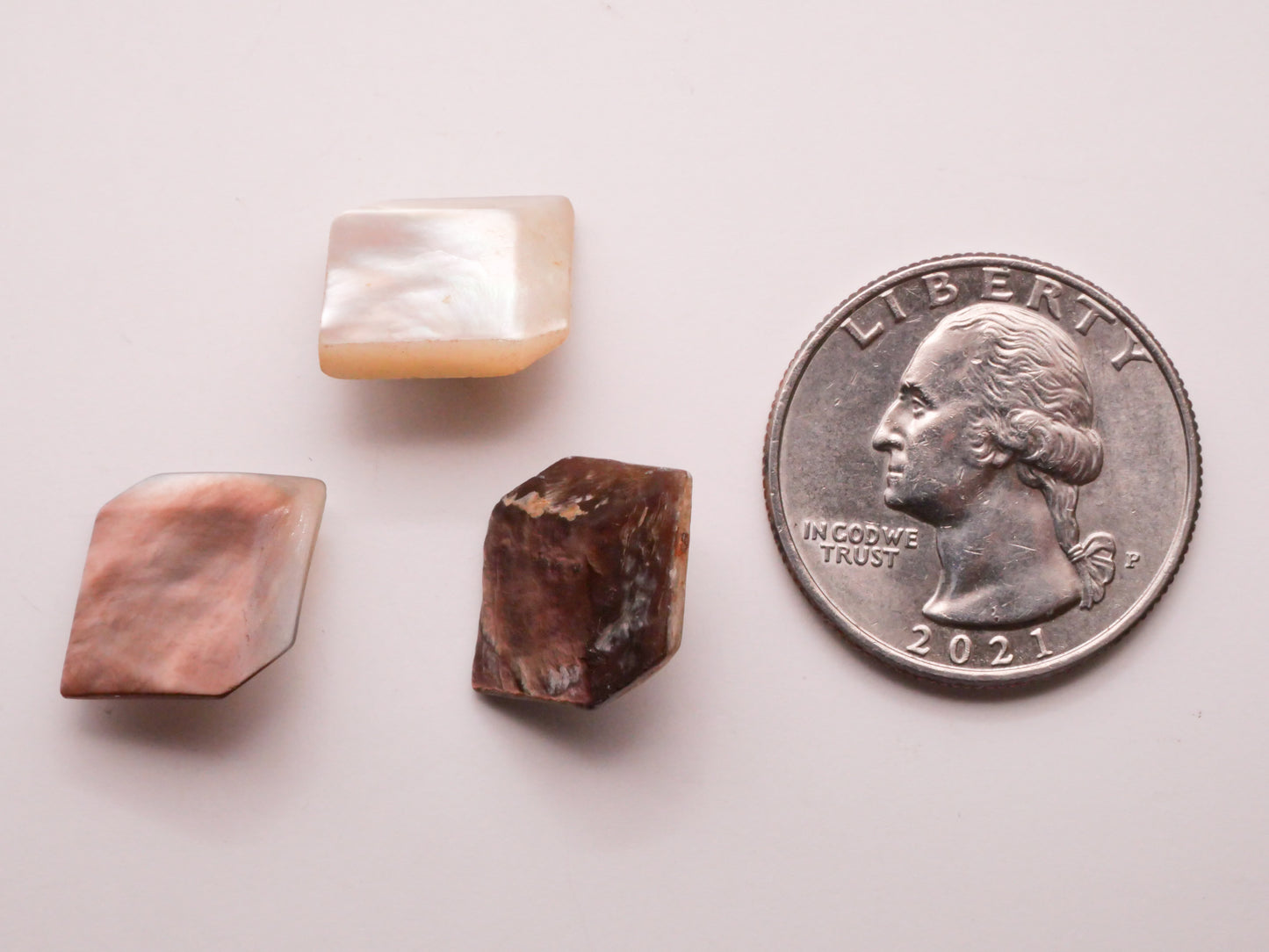 Cube Geometric Carved Mother of Pearl Shell Button Various 13-14mm