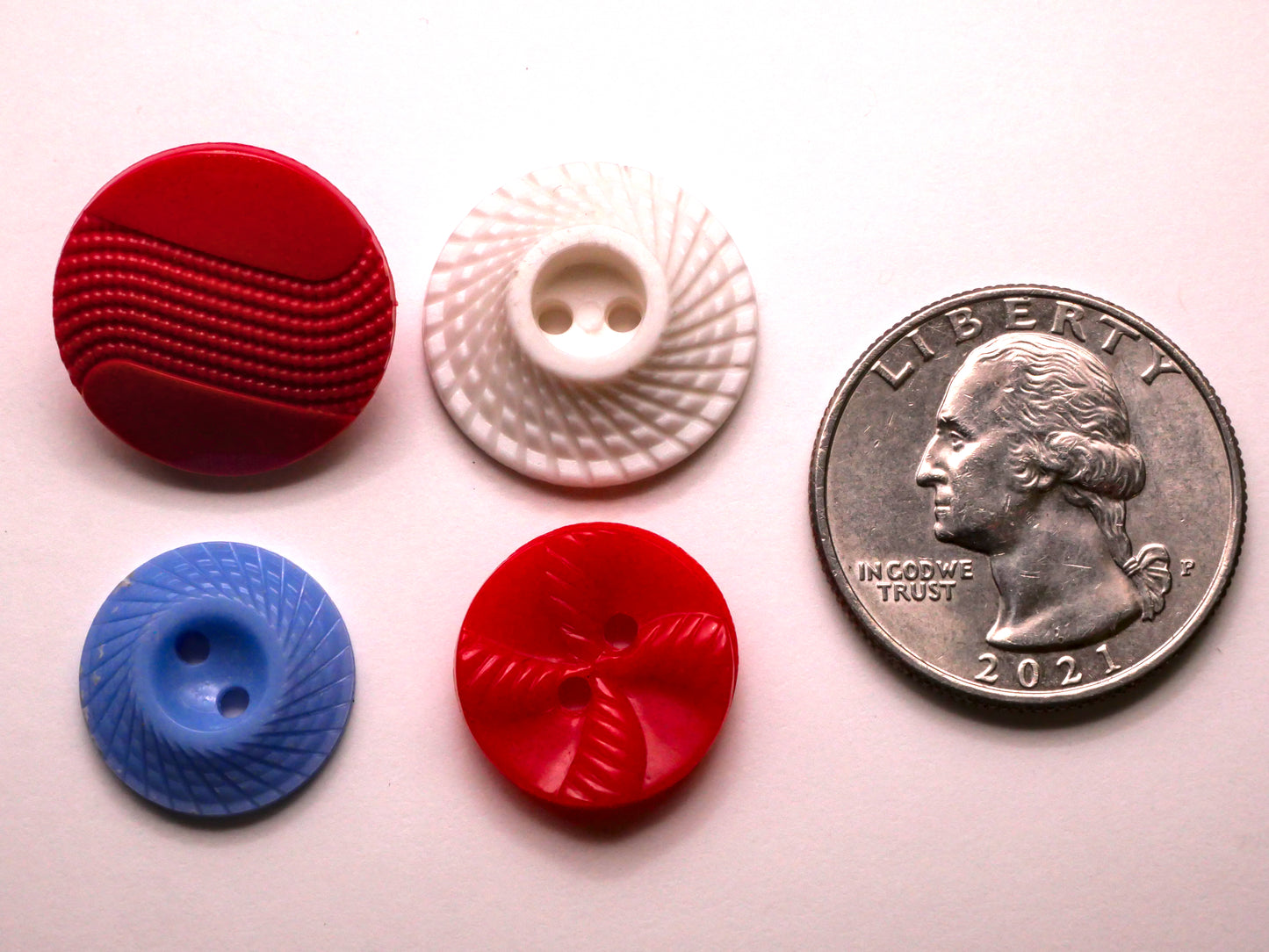 Rope Texture Vintage Plastic Button Various 15-19mm