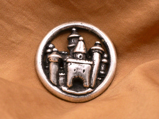 Castle Royal Fairytale Large Metal Button 33mm