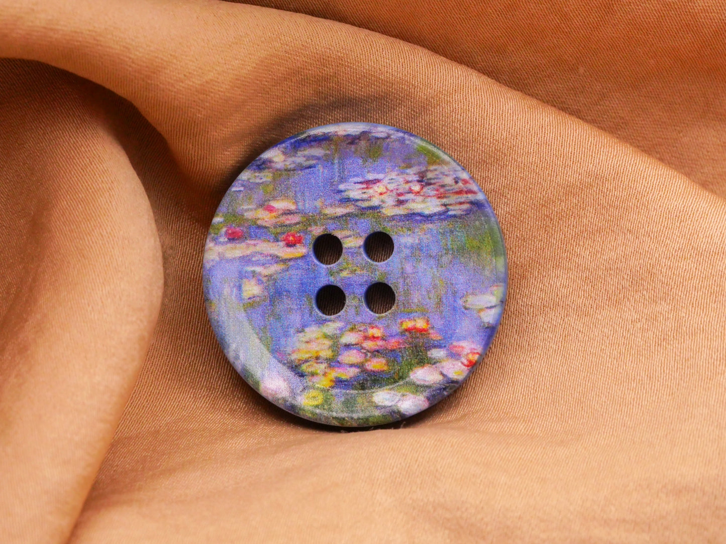 Famous Paintings Art Inspired Wood Sew-Thru Buttons Various 30mm