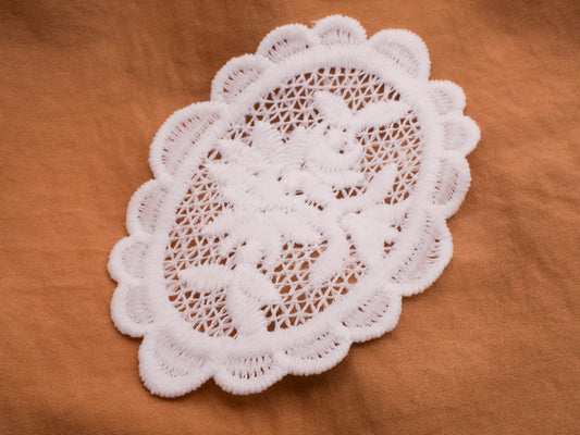 Applique Lace Floral Flowers Embellishment Trimming 66x99mm