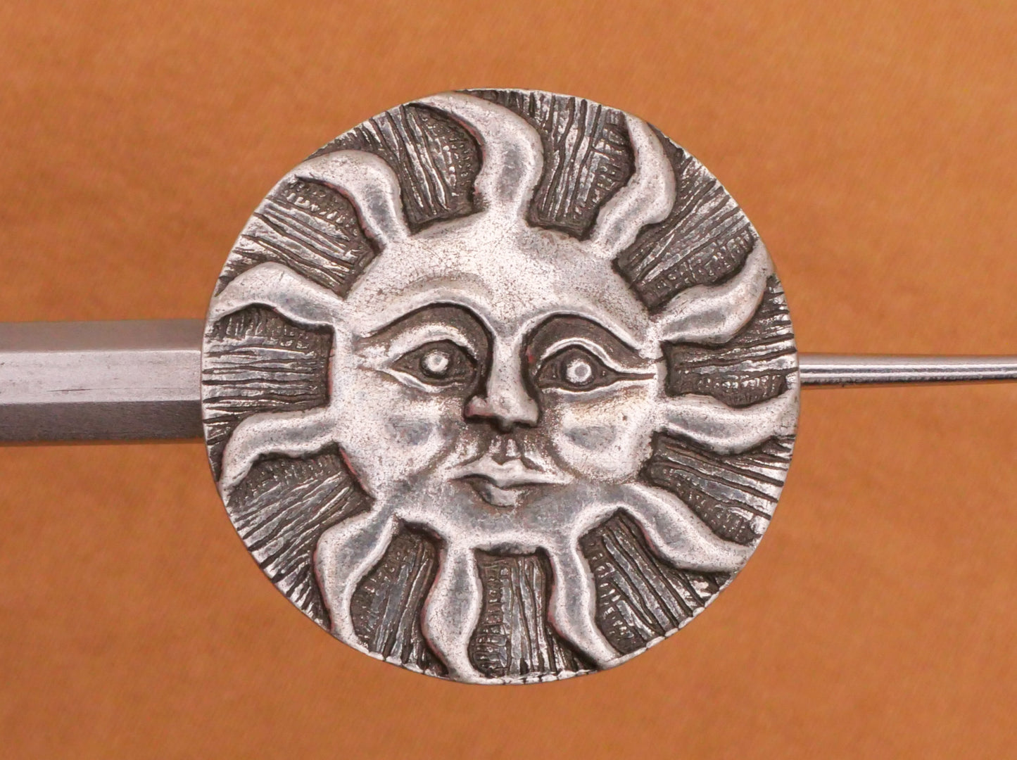 Danforth Pewter Sun Moon Faces Back Mark Metal Button Various 22-23mm