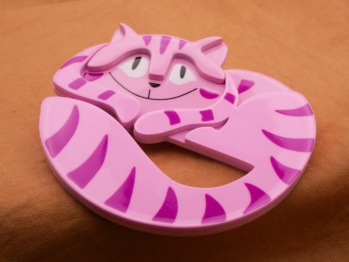 Cheshire Cat Alice in Wonderland Extra-Large Acrylic Plastic Button 60x70mm