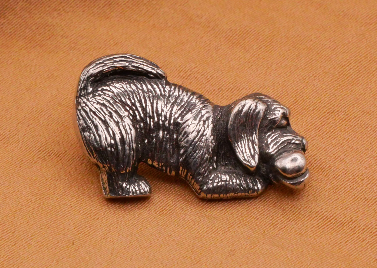 Danforth Realistic Dog Ball Shoe Pewter Metal Button Various 15-23mm