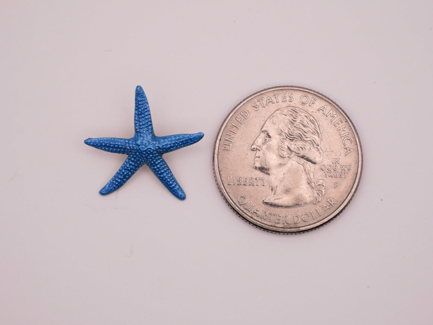 Starfish Hand-Painted Red Green Blue Brass Metal Button Various 18mm