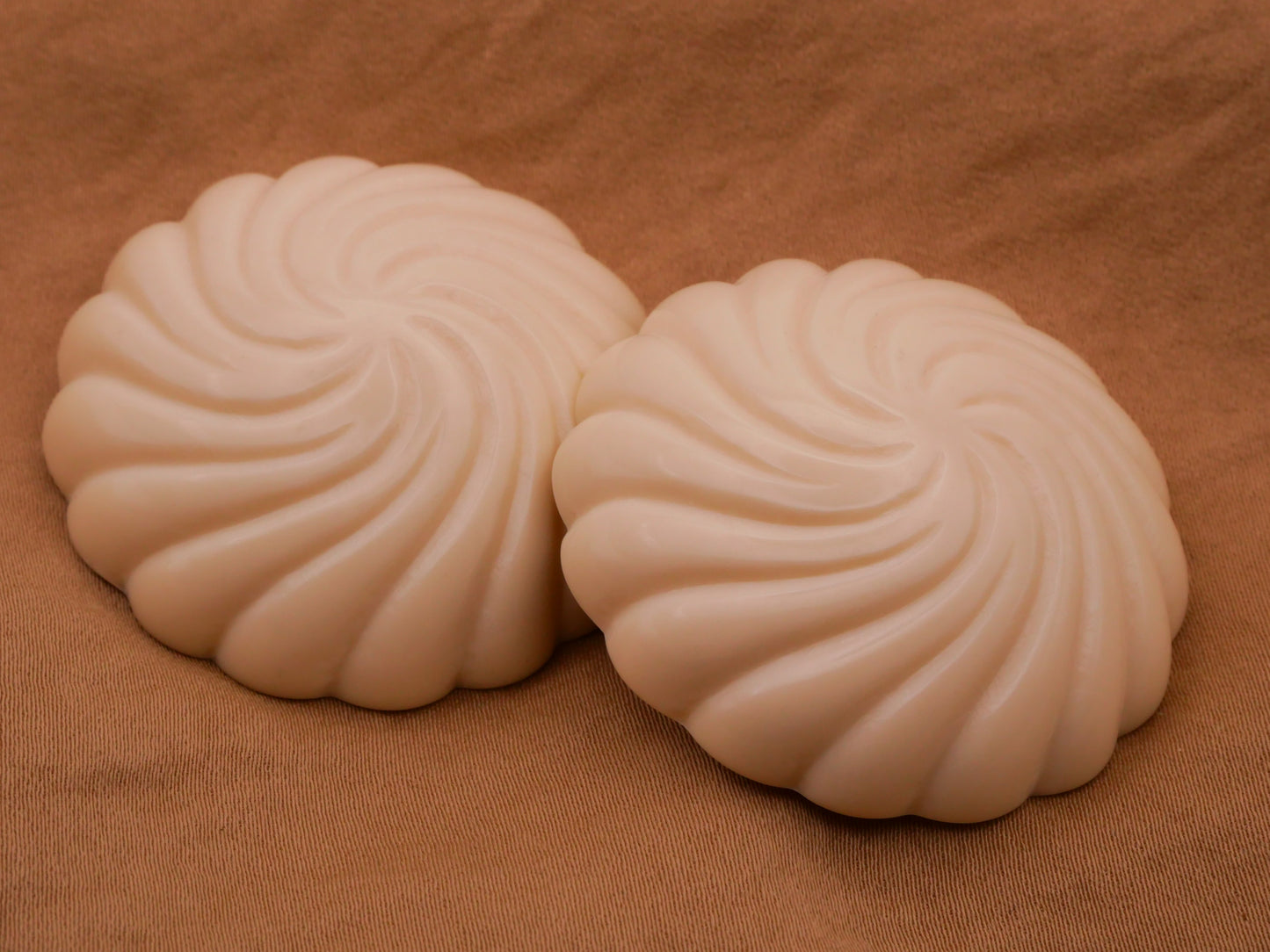 Spiral Shell Vintage Large Ivory Plastic Button 40mm