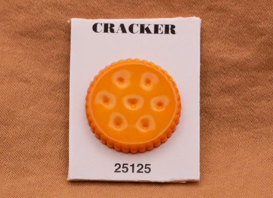 Ritz Cracker JHB Sample Card Plastic Button 18mm