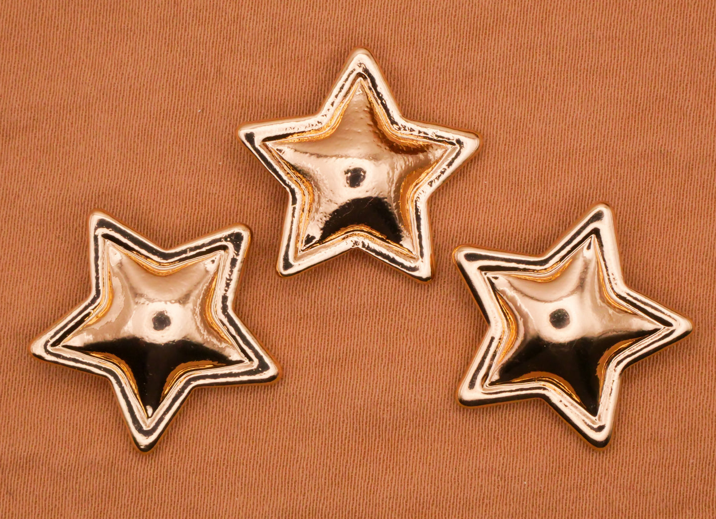 Gold Star Back to School Teacher Metal Button 20mm