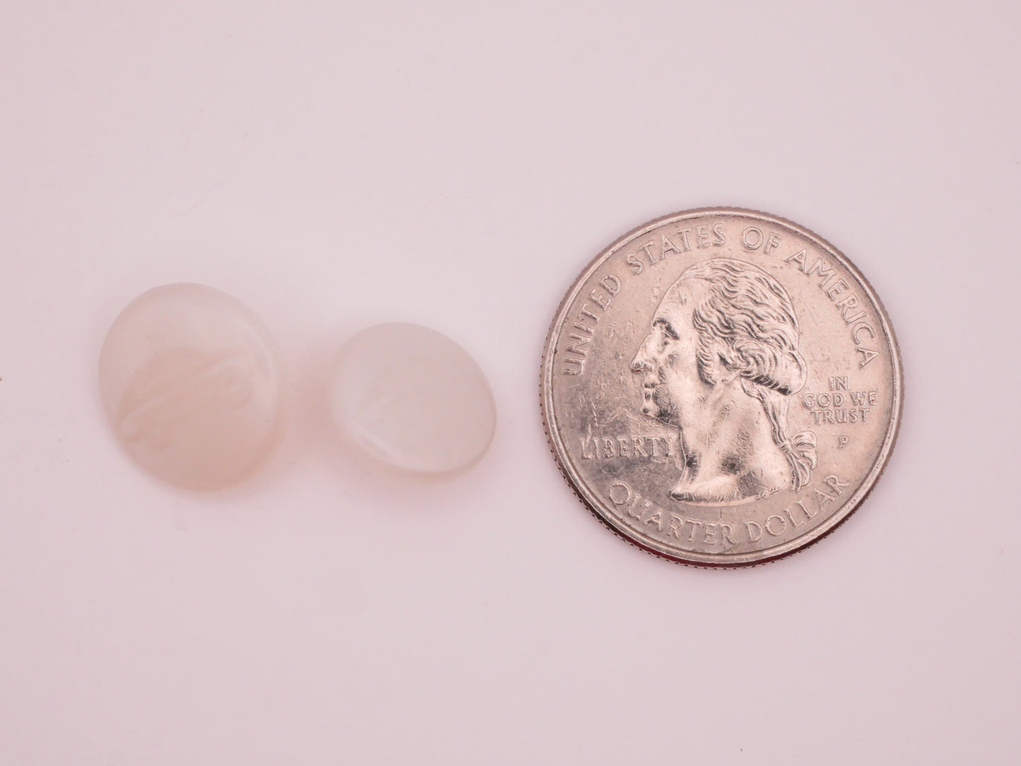 Car Vehicle Design in Glass DIG DUG Vintage White Glass Button Various 12-14mm