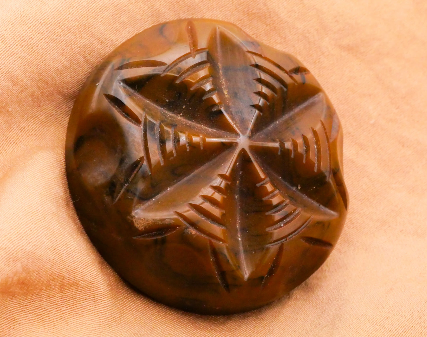 Bakelite Chocolate Brown Vintage Early Plastic Button Various 29-41mm