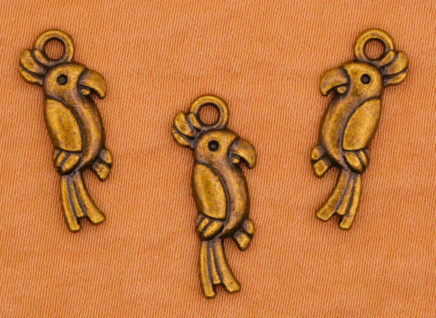 Pirate Treasure Map Parrot Bronze Metal Charms Embellishments Various 8-20mm