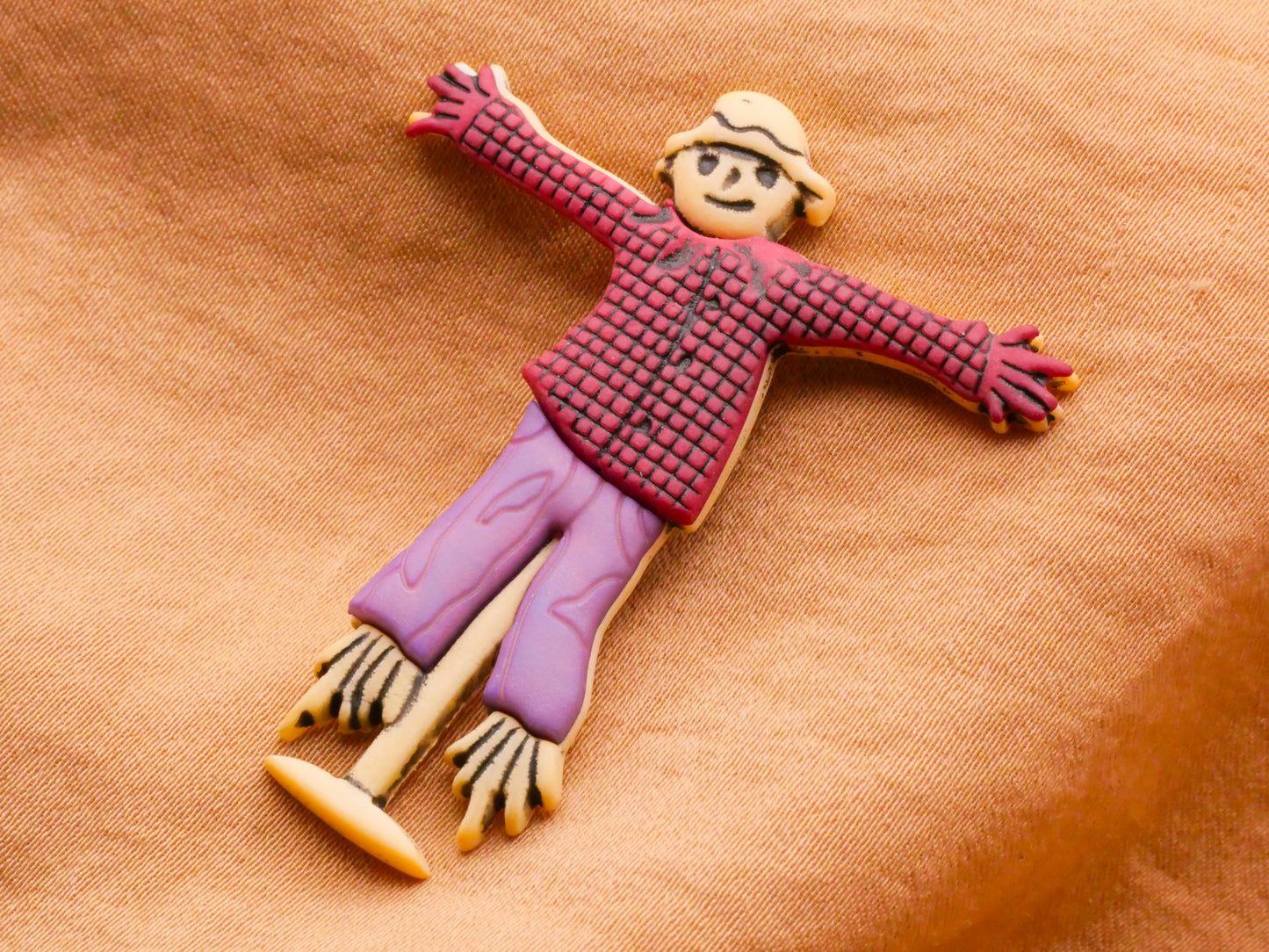 Scarecrow Farming Plastic Button Various 28-45mm