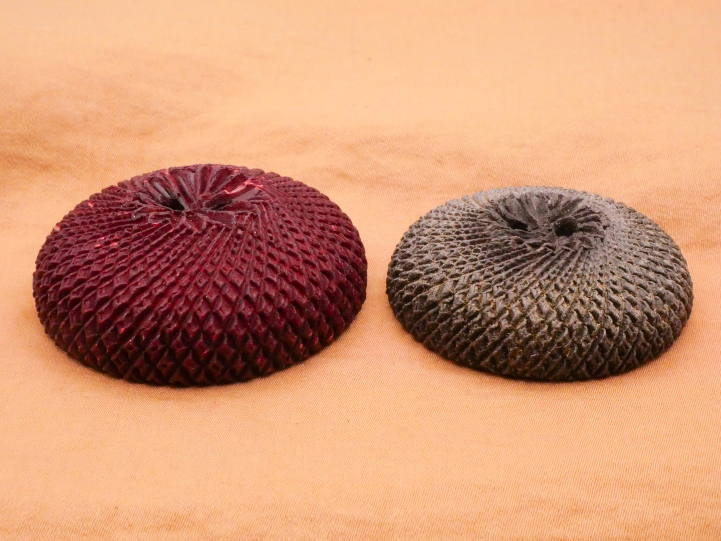 Textured Mound Couture Large Early Plastic Button Various 41-45mm