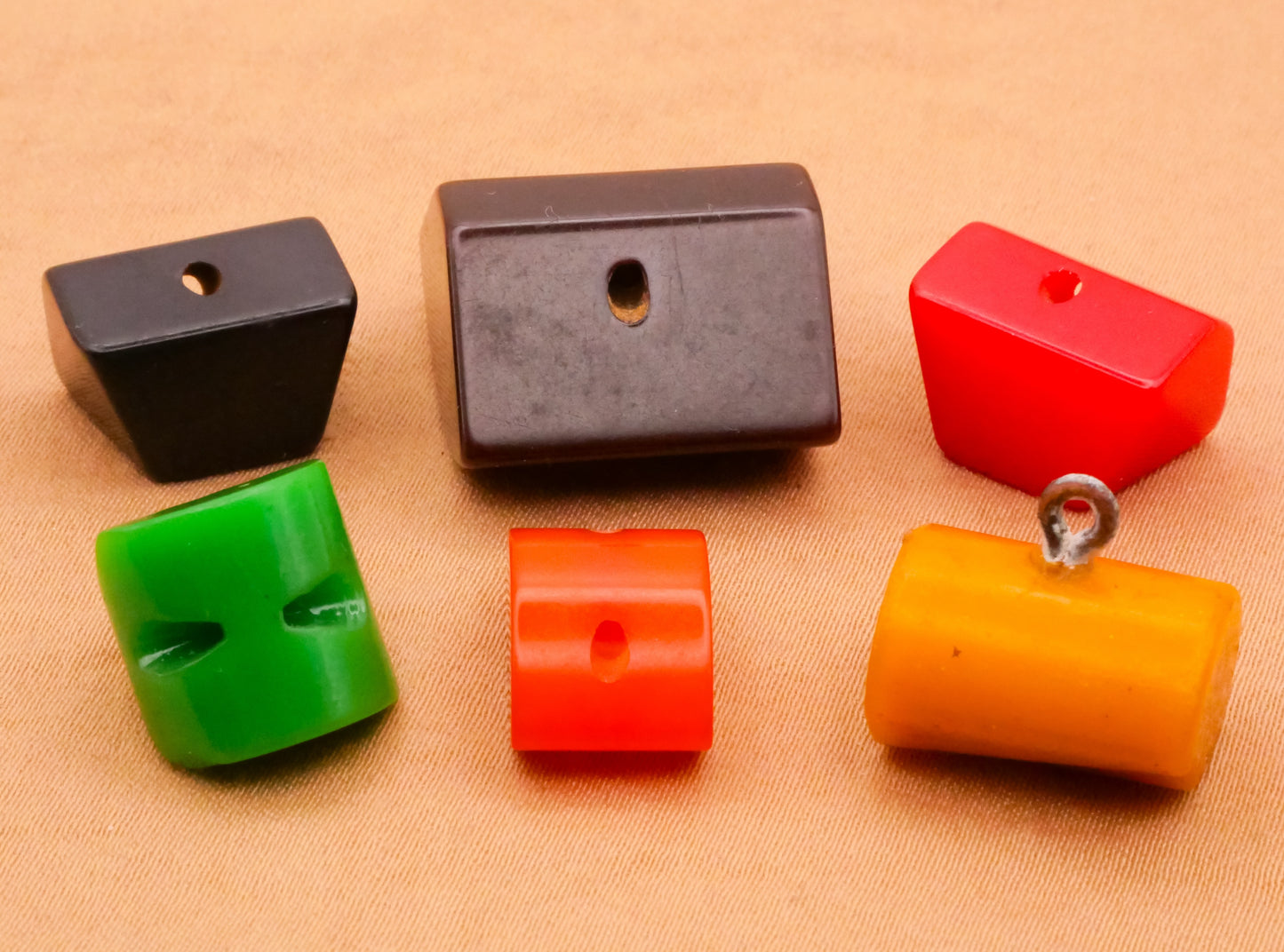 Geometric Unusual Shapes Bakelite or Early Plastic Button Various 9-21mm