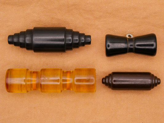 Bakelite Toggle Unusual Shapes Early Plastic Button Various 10-44mm