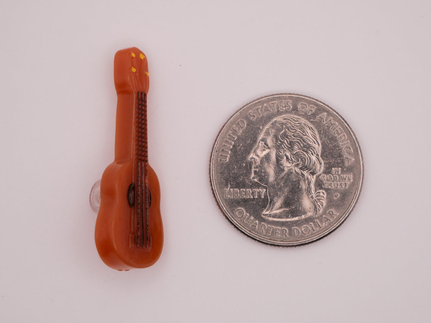 Guitar Ukulele Plastic Pair of Buttons 12x35mm