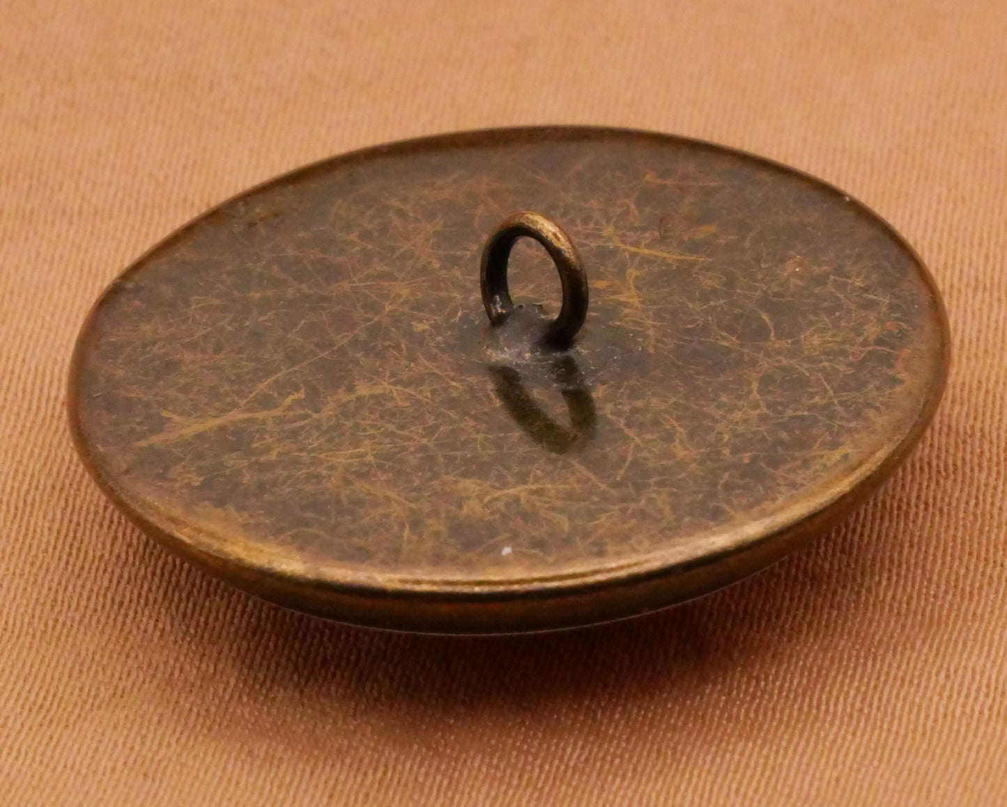 Mother and Child Gustav Klimt Artist Glass Dome Bronze Metal Button 28mm