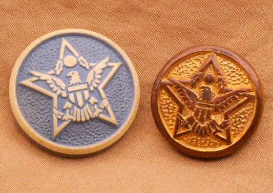 US General Eagle Star Early Plastic Button Various 19-22mm
