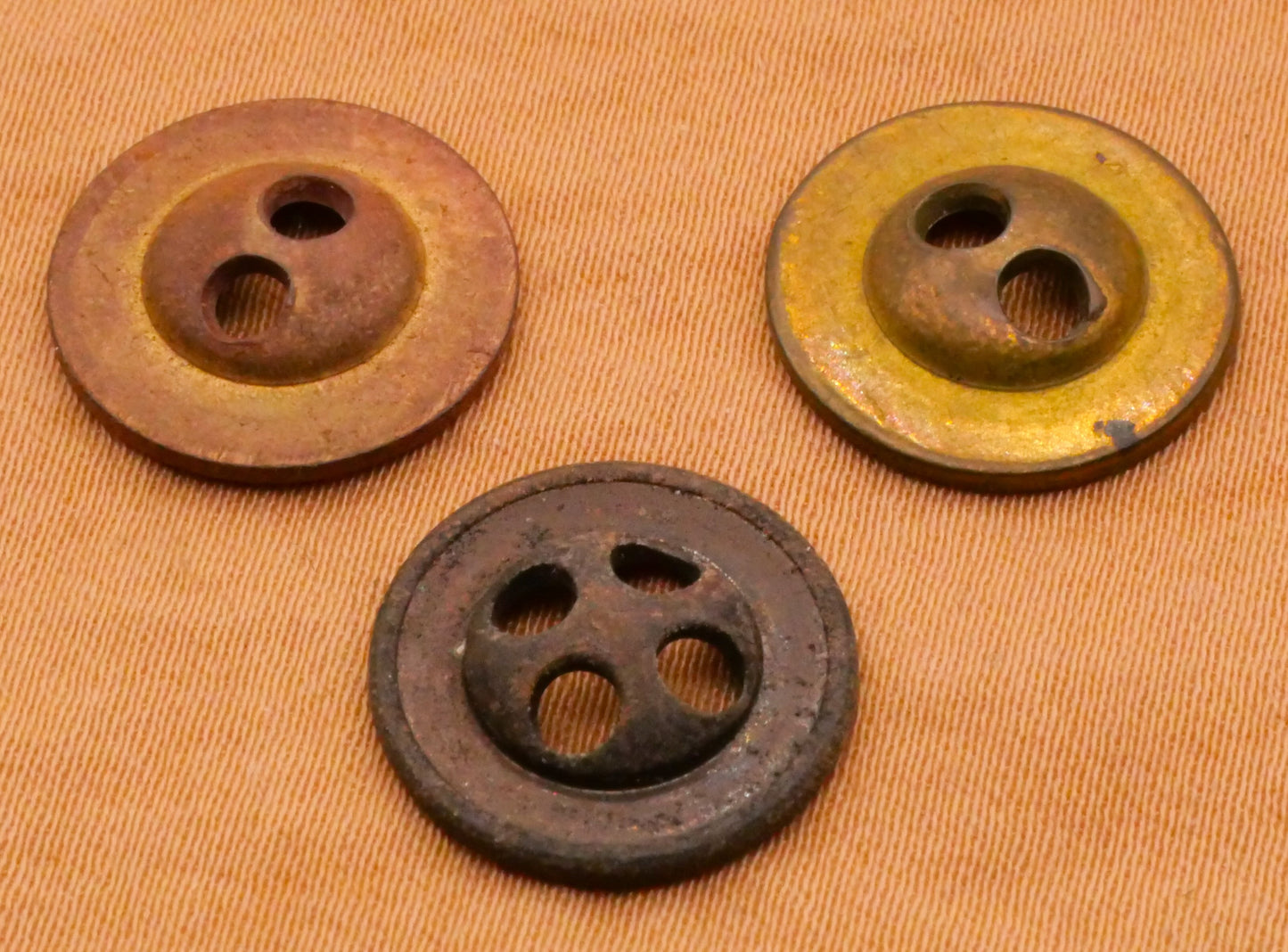 Uncle Sam Verbal Metal Sew-Thru Button Various 14mm