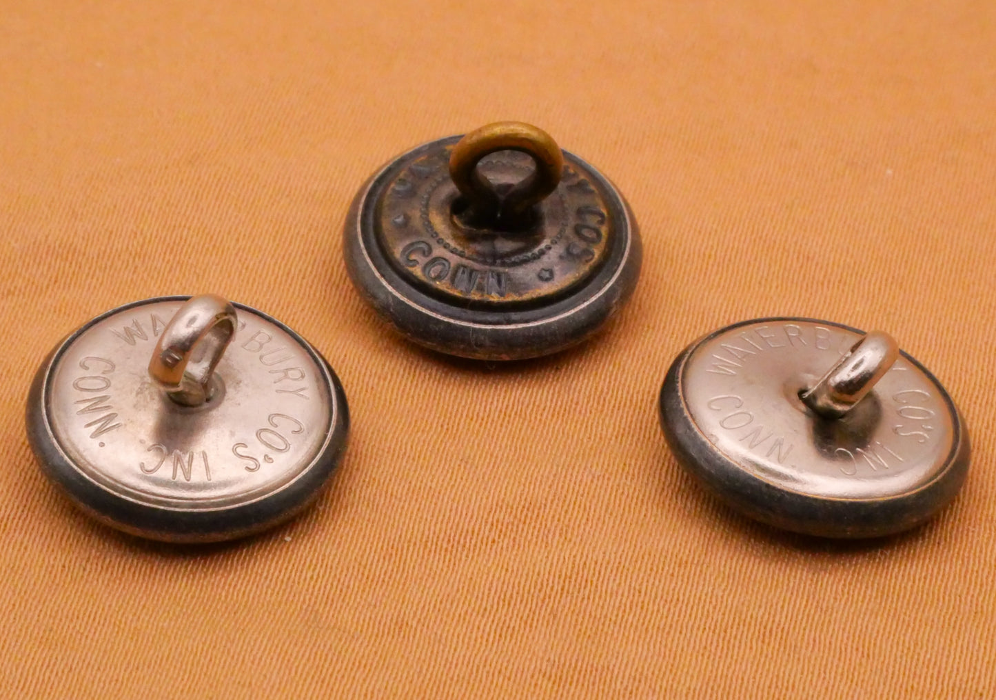 New Jersey State Seal Patina Tinted Metal Button Various 15mm