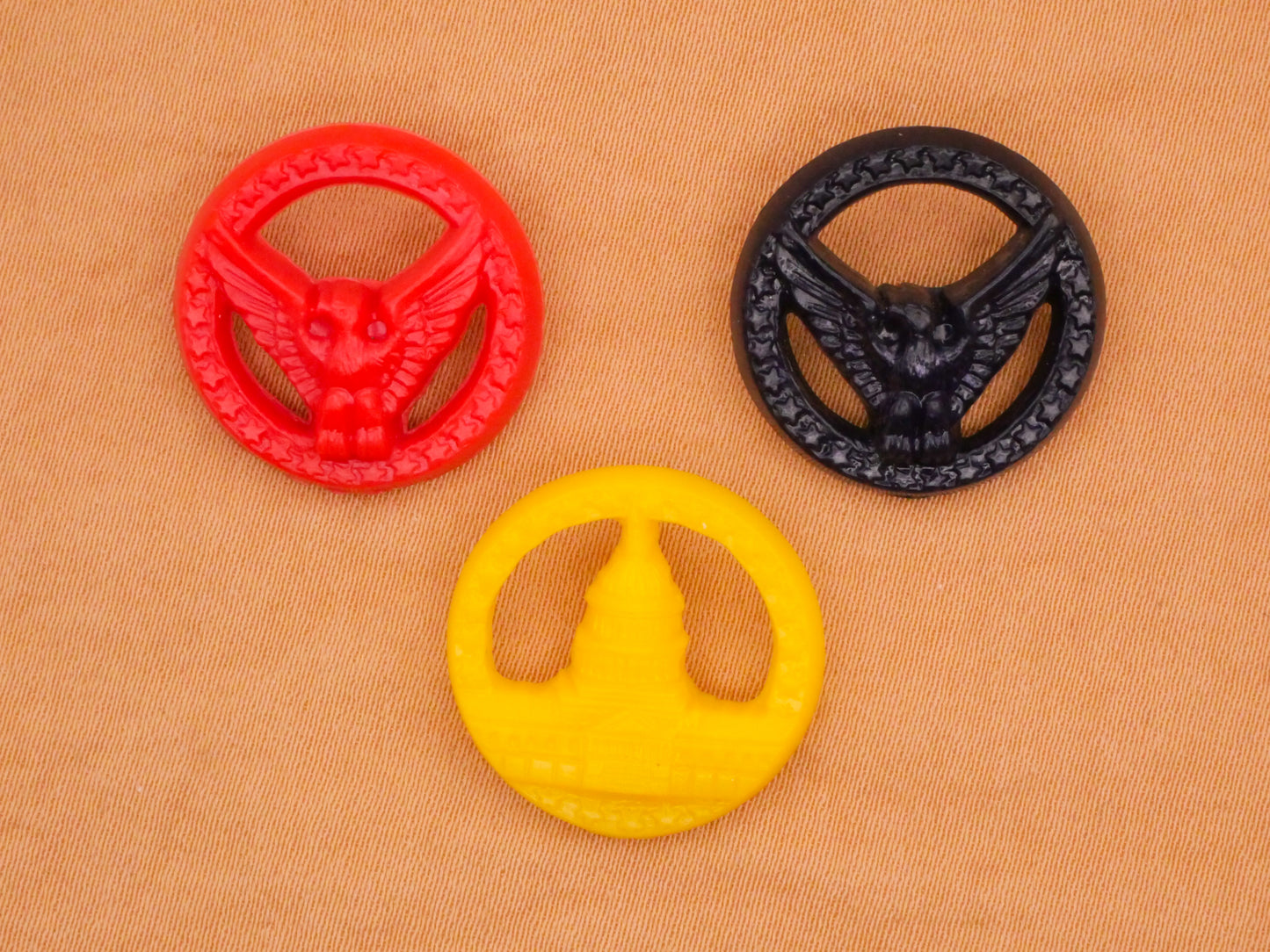 America Independence Goofie Goofy Vintage Plastic Button Various 20mm