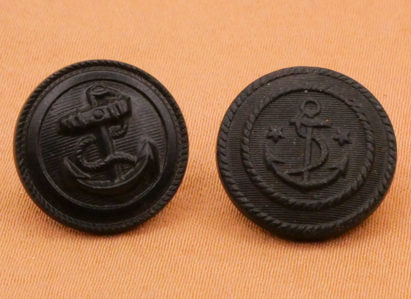 Anchor Composition Early Plastic Vintage Button Various 15-16mm