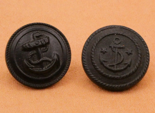 Anchor Composition Early Plastic Vintage Button Various 15-16mm