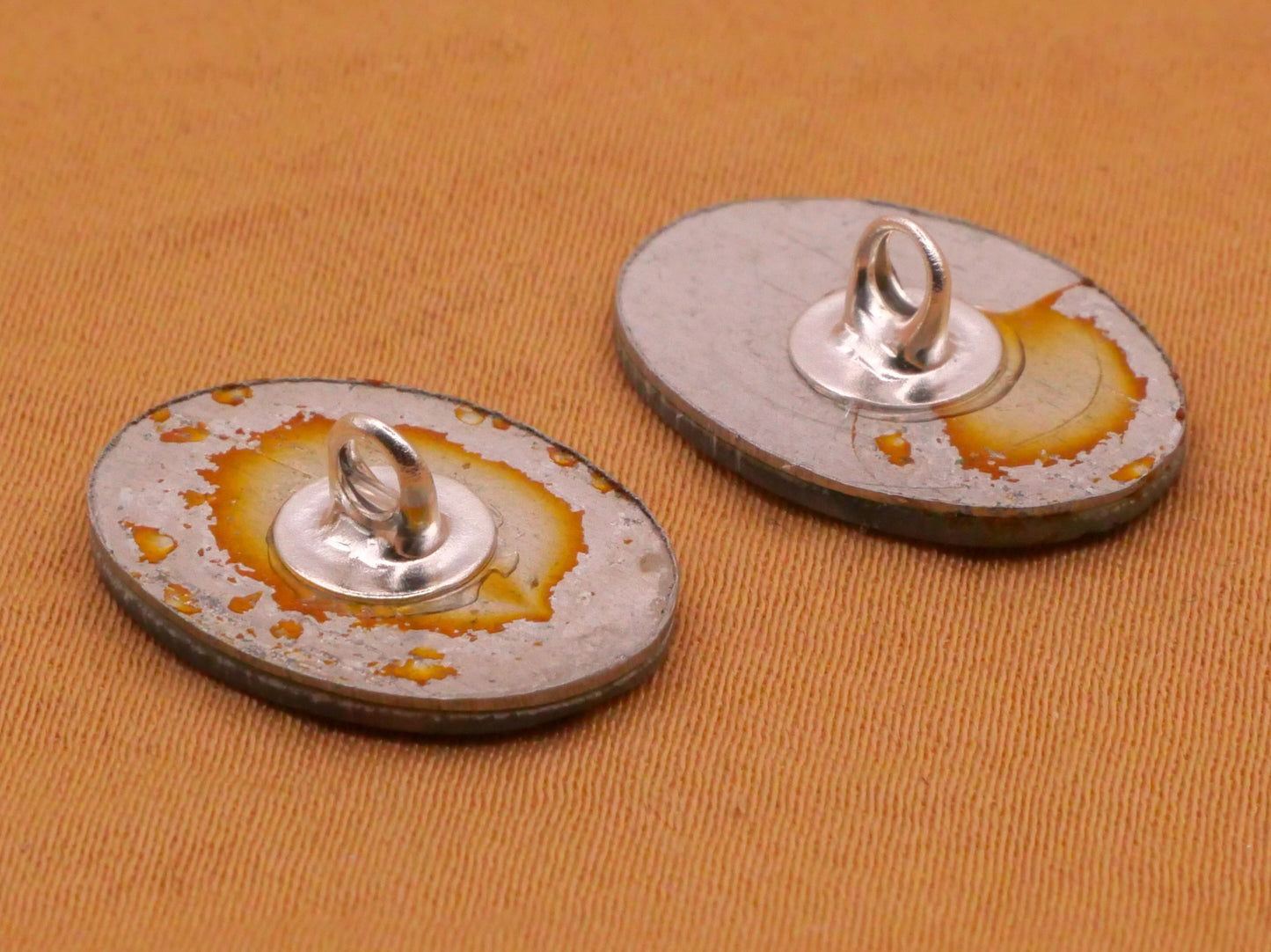 Bird Flower Mother of Pearl Oval Shell Button Various 13x18mm