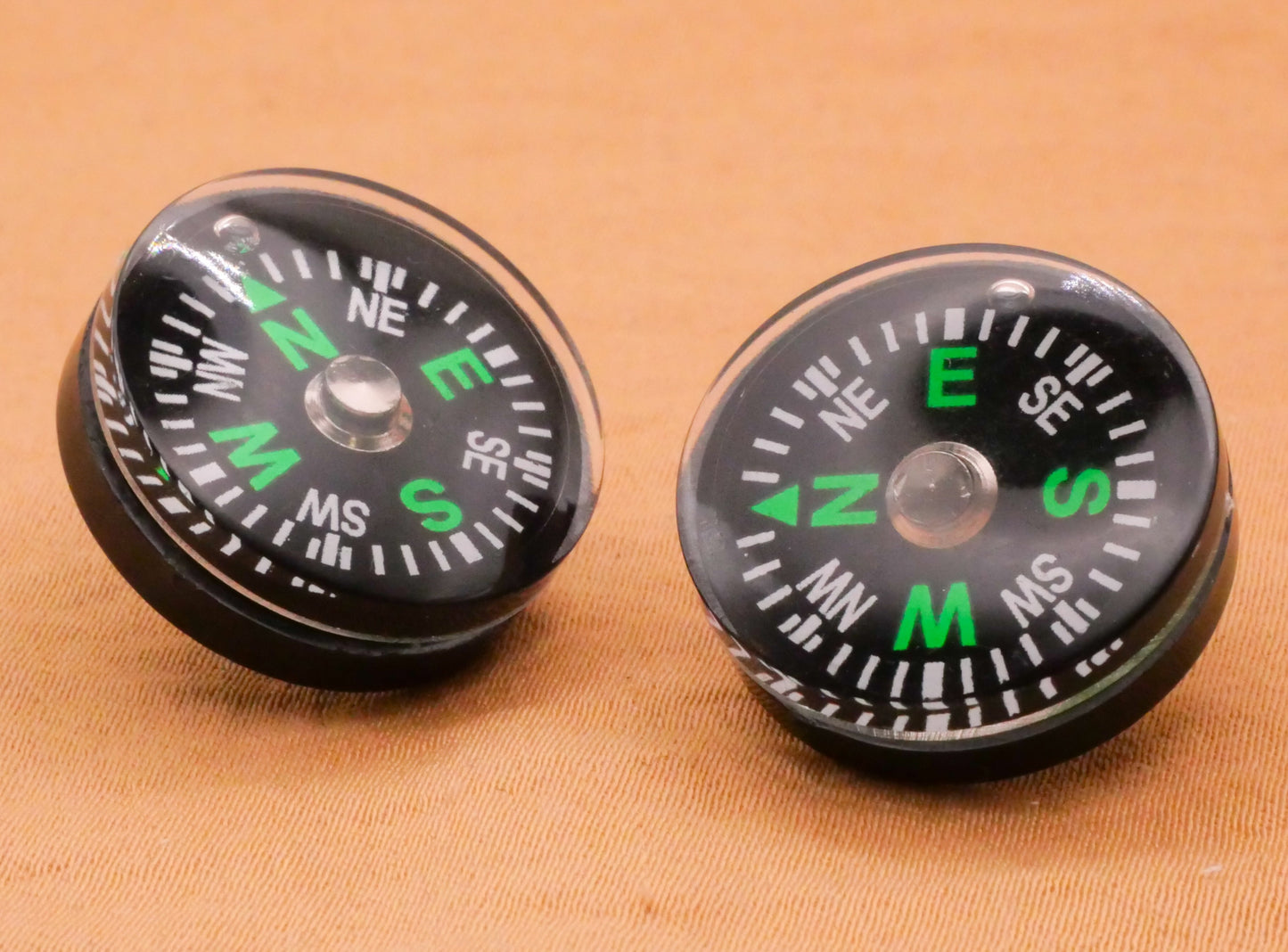 Compass Navigation Moveable Plastic Button 20mm
