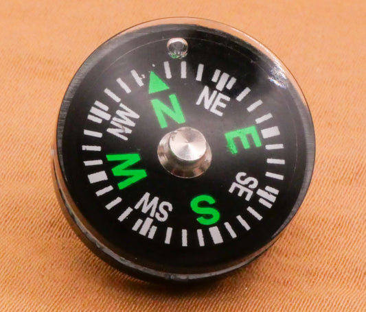 Compass Navigation Moveable Plastic Button 20mm
