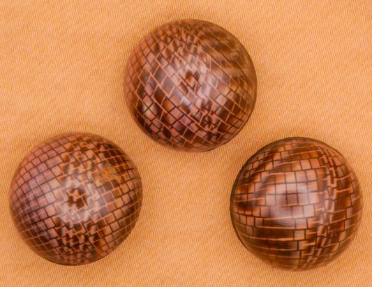 Snake Skin Animal Print Celluloid Bubble Early Plastic Button Various 18mm