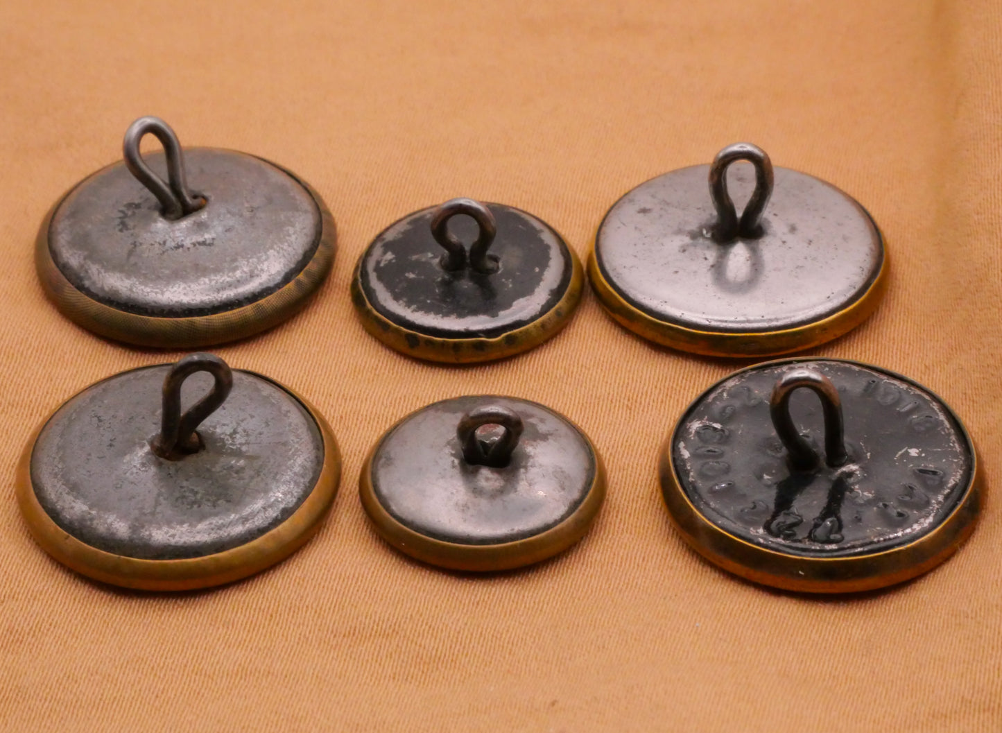 Head Light or Auto Brand Verbal Brass Metal Workwear Button 15-20mm