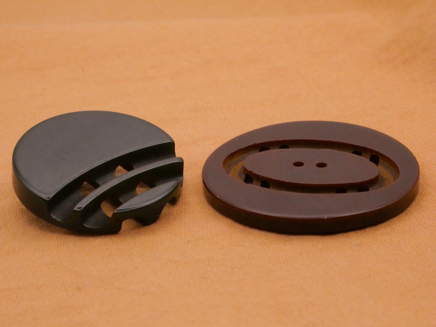 Machine Carved Bakelite Early Plastic Button Various 28-36mm