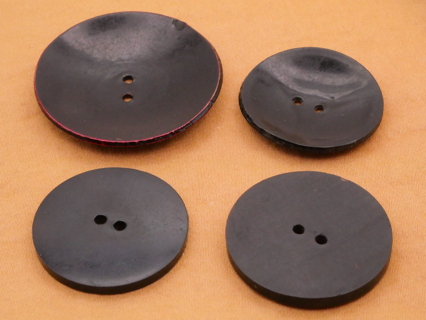 Industrial Fan Triad Celluloid Early Plastic Button Various 27-38mm