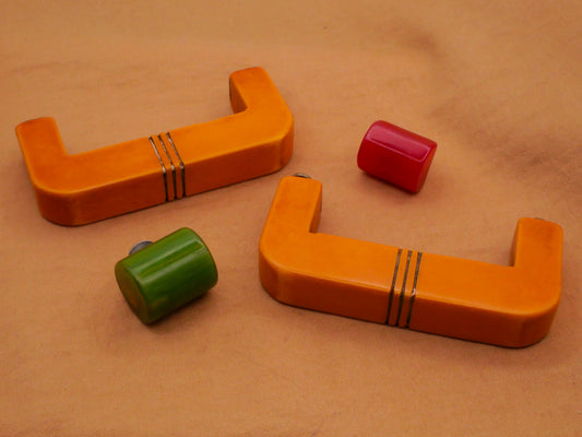 Bakelite Early Plastic Drawer Knobs or Pulls Handles Various 13-69mm