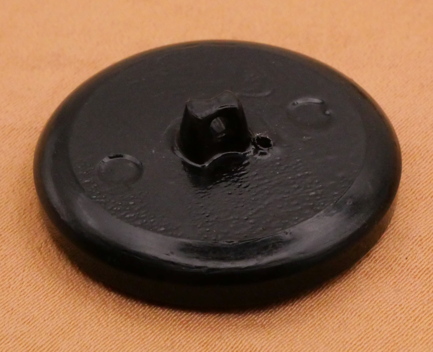 Marble Look Black White Grey Vintage Plastic Button 27mm