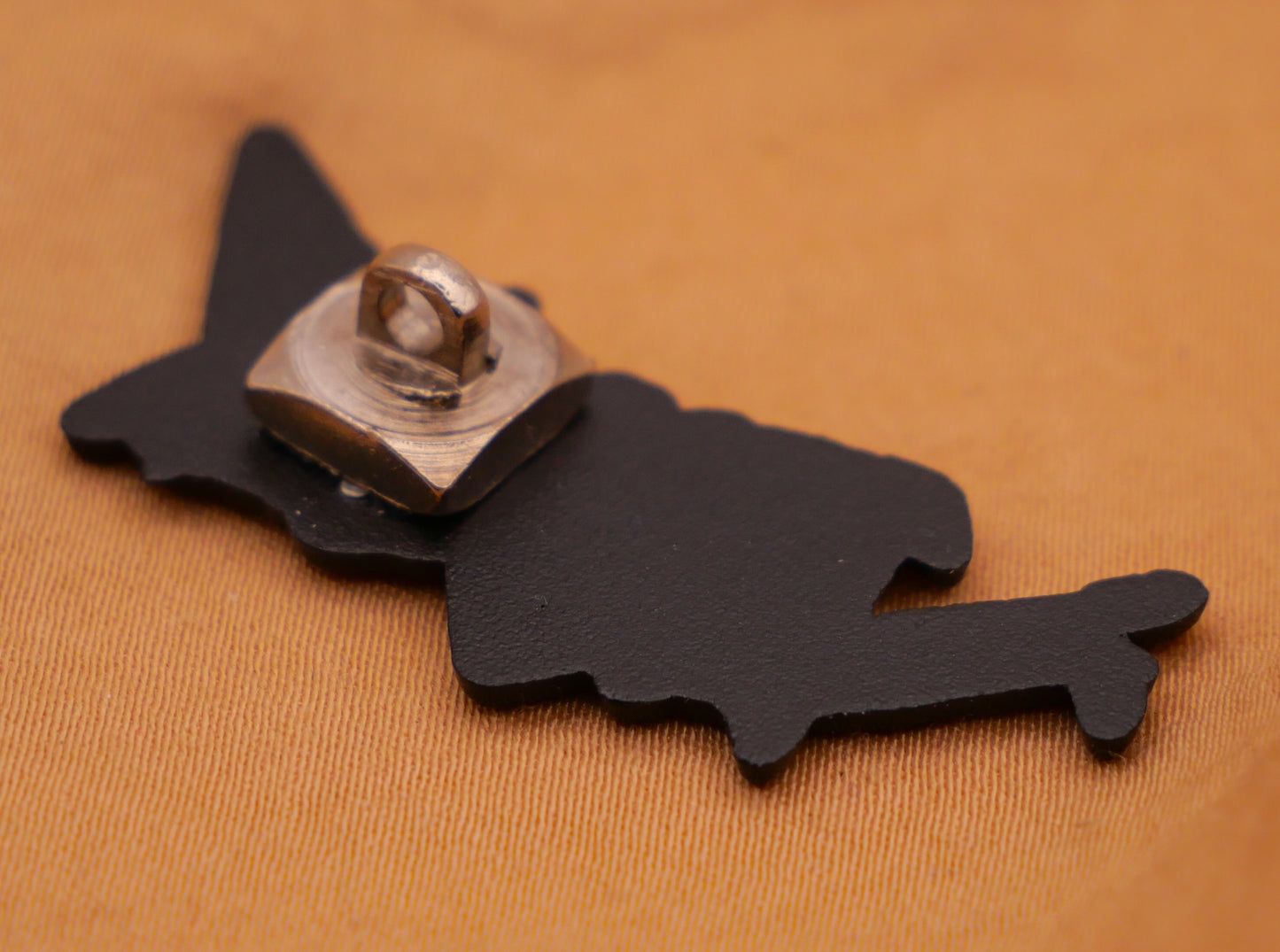 Bewitched Witch Enamel Metal Button 19x38mm