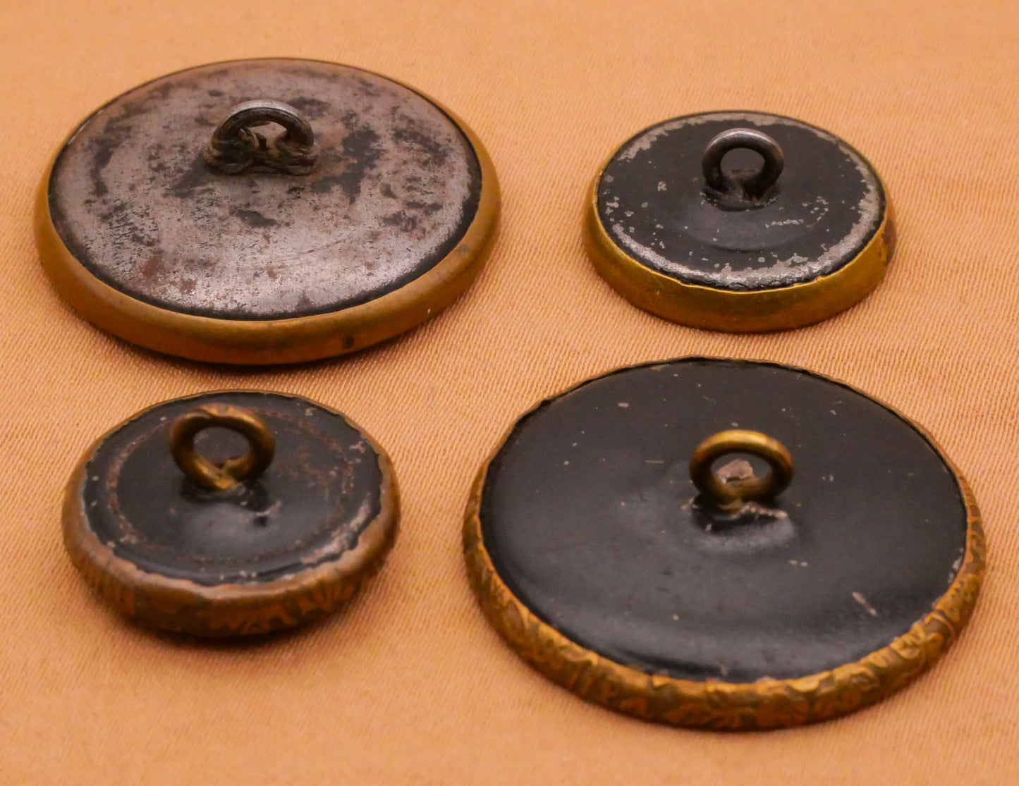 Flower Floral Wallpaper Design Metal Button Various 18-27mm