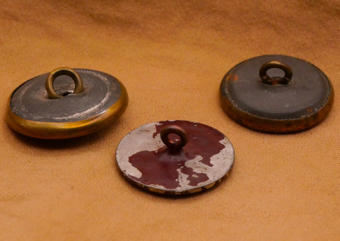 Owl Purple Tinted Victorian Metal Button Various 17-18mm