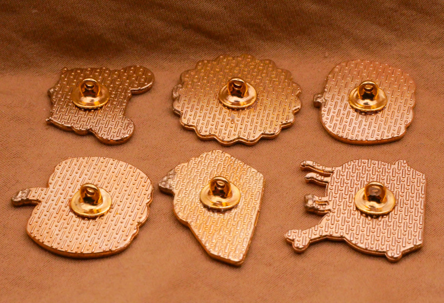 Thanksgiving Food Pie Pumpkins or Turkey Enamel Metal Button Various 15-24mm