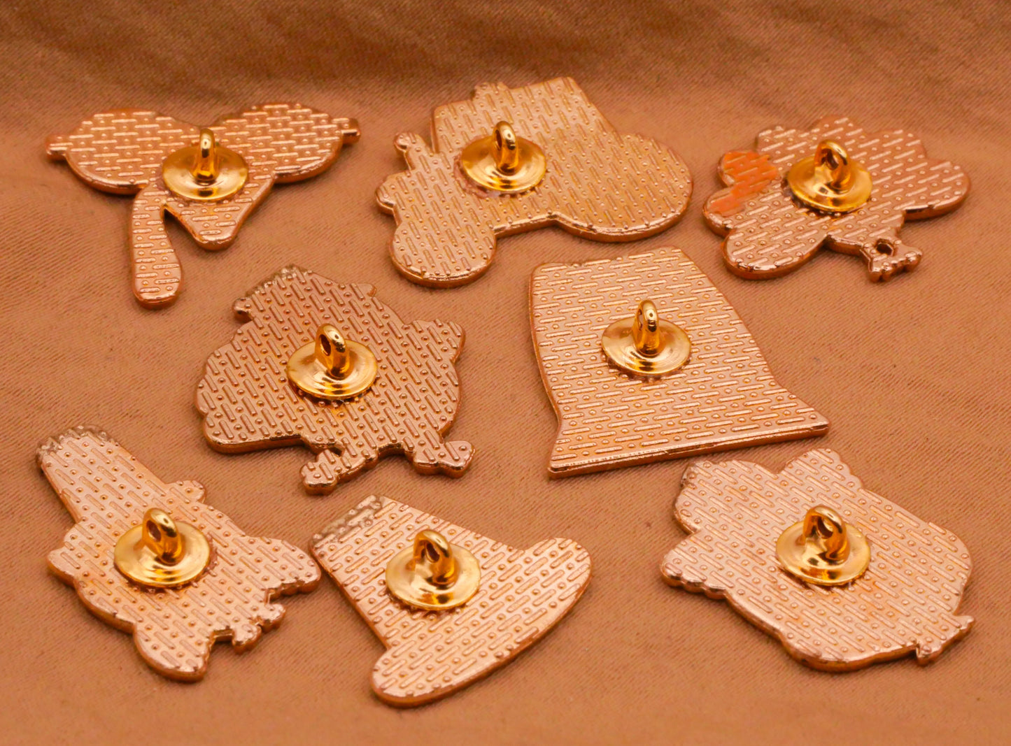 Thanksgiving Inspired Enamel Metal Button Various 13-22mm