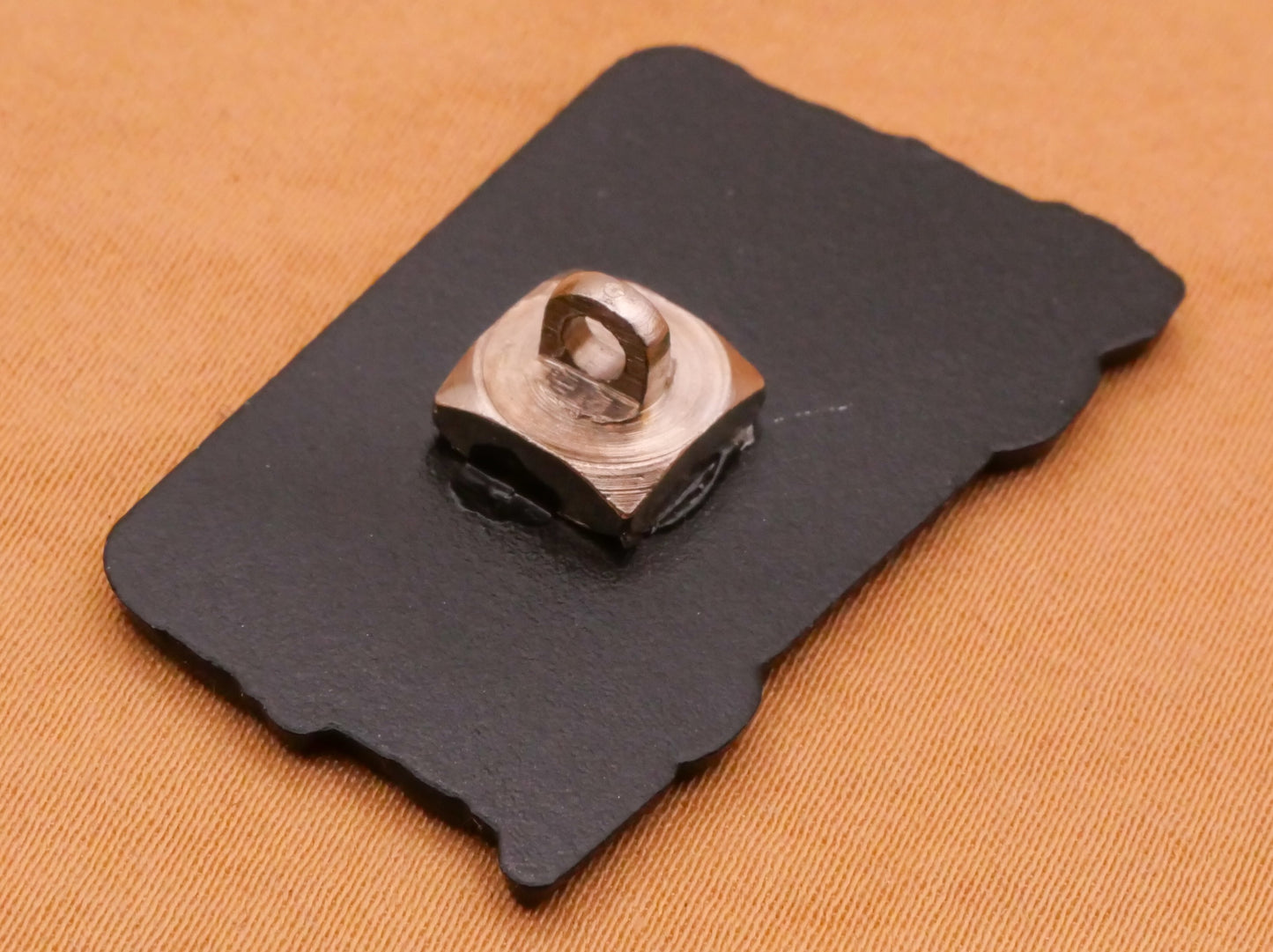 Double Decker Bus I Heart London Enamel Metal Large Button 21x36mm