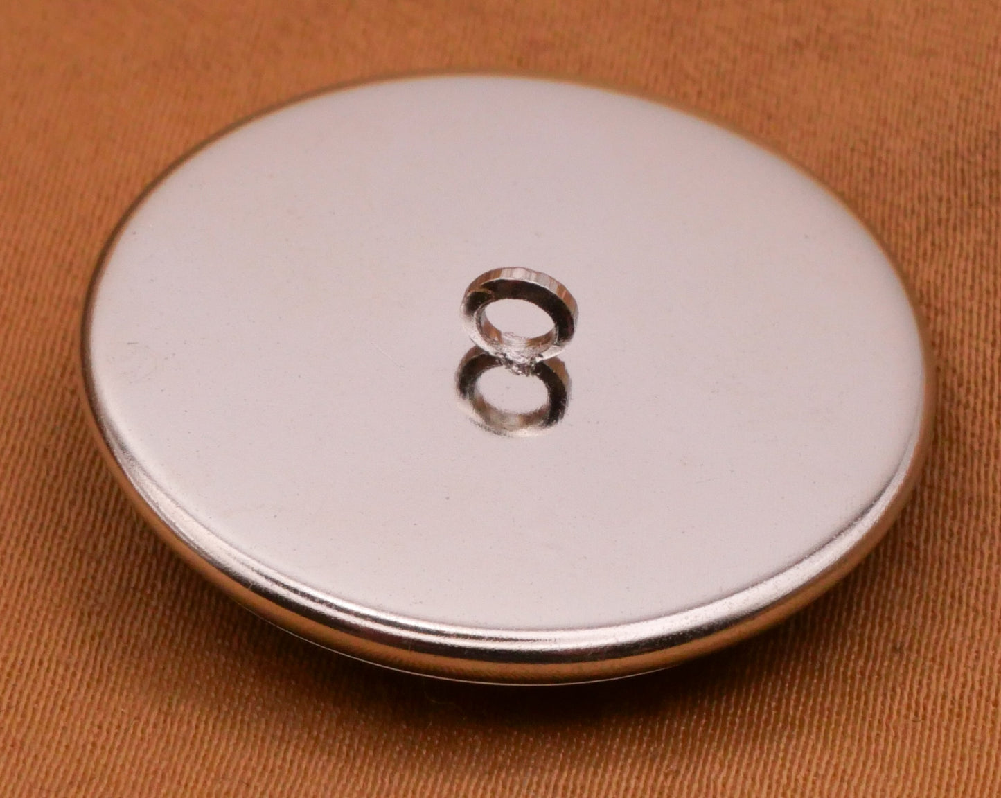 Christmas Tree Stained Glass Look Glass Dome Silver Metal Button 27mm