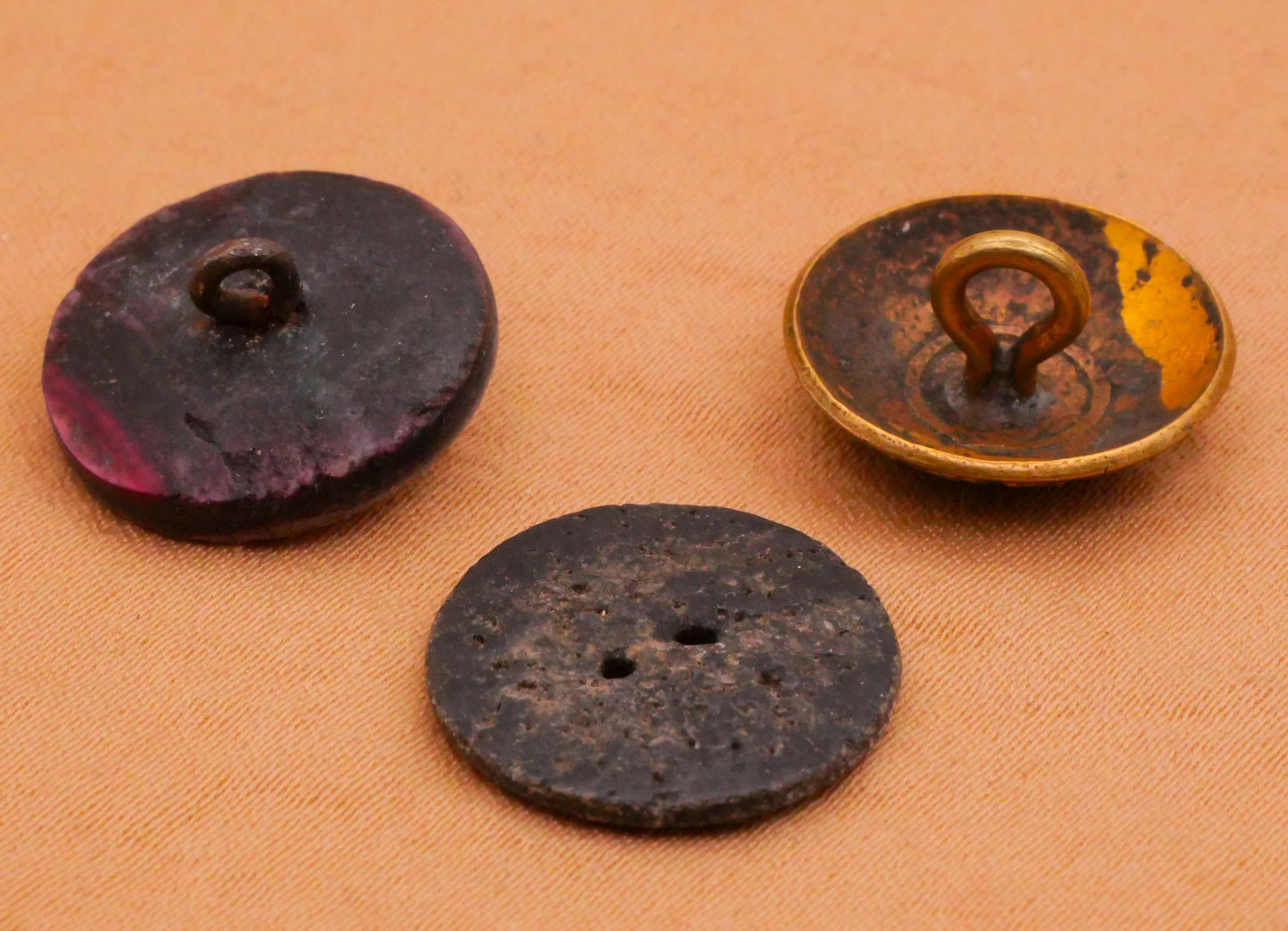 Star of David Antique Button Various 16mm